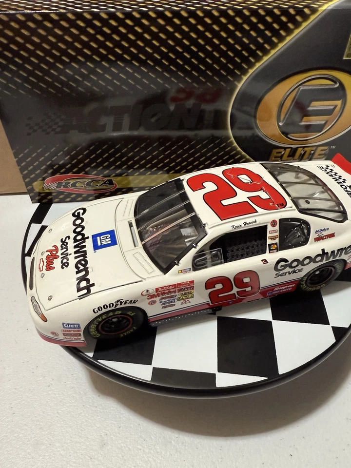 Kevin Harvick ELITE #29 GM GOODWRENCH NOVATO AÑO 2001 1/24 Nascar Diecast Foto 4 de 4