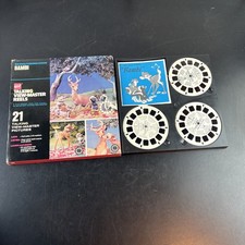Vintage GAF Talking View Master Reels Walt Disney BAMBI - With BOOK