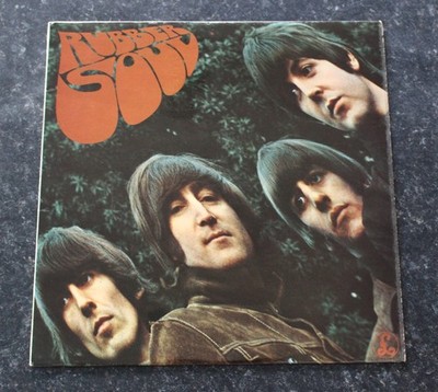 THE BEATLES RUBBER SOUL EARLY UK VINYL LP PMC 1267 Y/B MONO -4/-4 EX+