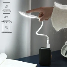 Touch Switch USB LED Reading Lamp Portable Flexible Adjustable Brightness