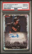2023 Bowman’s Best - Druw Jones Masterpieces Autograph /99 PSA 10 -  #BMADJ