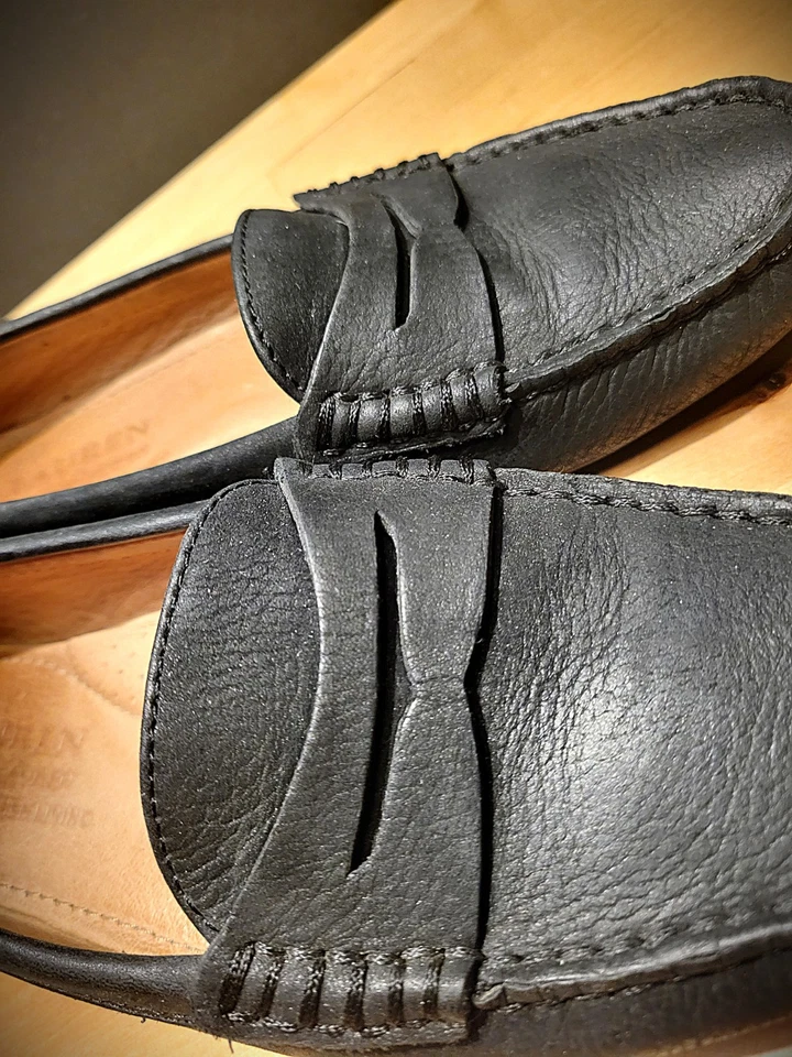 Ralph Lauren Womens Camila Driving Loafer 6.5B Black Leather Classic Casual - Image 2 of 4