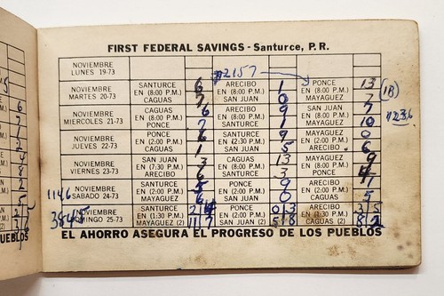VINTAGE ITINERARY / 1973-74 SEASON / PUERTO RICO BASEBALL WINTER LEAGUE - Picture 3 of 5