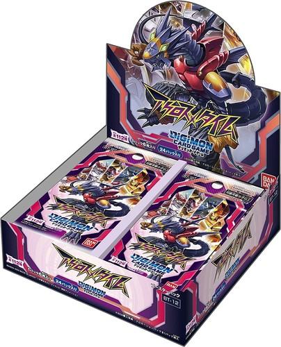 BANDAI Digimon Card Game Booster Pack Across Time BT-12 BOX 24 Pack