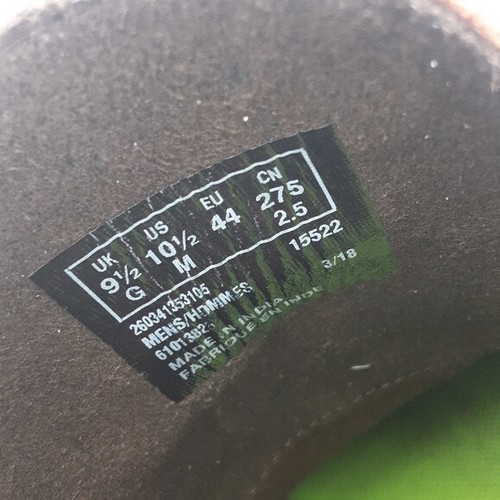Clarks Bushacre 3 Chukka Boots Herren Braun Leder Schnürung Freizeit Büro Y2K 10,5 - Bild 8 von 10