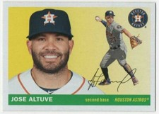 Jose Altuve 2020 TOPPS ARCHIVES Base 1955 Design #38 Astros