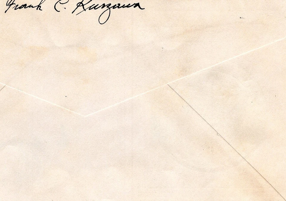 1938 #836 DELAWARE (SWEDES AND FINNS) FDC W/ LINPRINT CACHET IN GREEN TO CHICAGO - Image 2 of 2