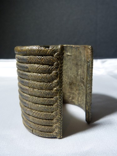 Bracelet ancien africain en bronze travail art tribal ethnique d'Afrique 3 - Picture 7 of 13