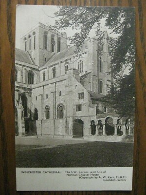 Die S.W. Ecke mit Standort des normannischen Kapitelhauses, Winchester Kathedrale