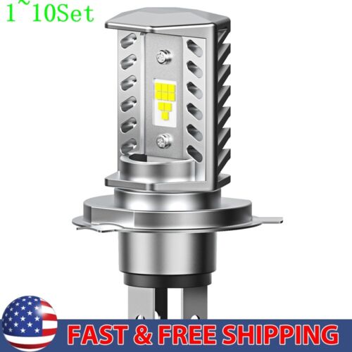 Motorcycle 9003 H4 LED Bulb Headlight HB2 HS1 P43t 1600LM Hi/Low Beam 1-10Set