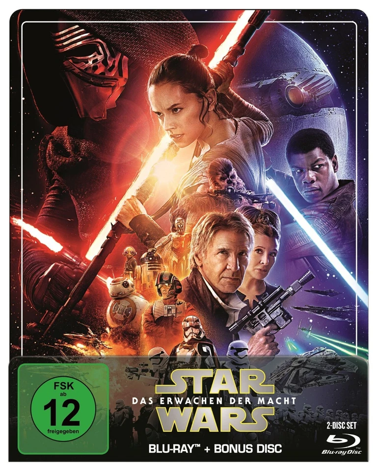 Star Wars Episode 7 - Das Erwachen der Macht (2015)[2 Blu-ray Steelbook /NEU/OVP - Bild 2 von 4