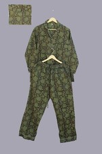 Indian Cotton Pajama Set Women Wear Night Suit Dress Sleepwear Ethnic pajama Set