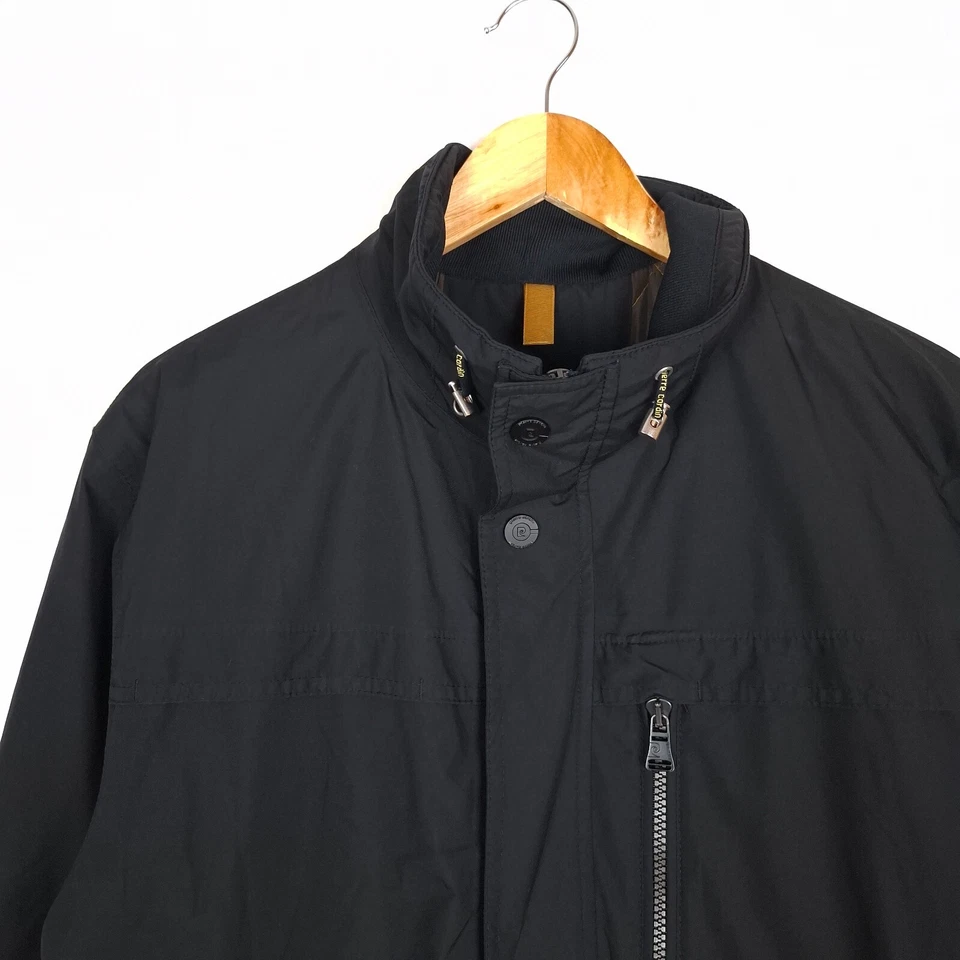PIERRE CARDIN GORE-TEX Men Jacket Size IT52 UK42 XL Black Insulated Stand Collar - Image 3 of 4