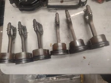 Porsche 986 Boxster S 3.2L Pistons 093087 and connecting Rods (Set of 6) 00 - 02