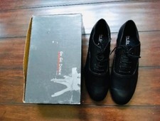 NIB So Danca GO6010 Mens Black Leather 1" Size 10 Character Ballroom Dance Shoe