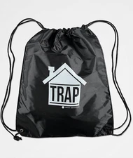 MENS GUYS GALS Artist Collective Trap House Black Cinch Bag  NEW $25