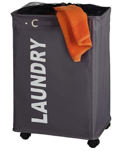 Saco para la ropa sucia Capacidad: 79L Poliéstester Color Taupe Claro