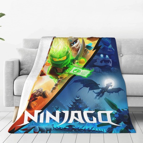 Ninjago Cartoon Comics weich warm gemütlich Flanell Überwurfdecke für Schlafstuhl Sofa - Bild 15 von 30