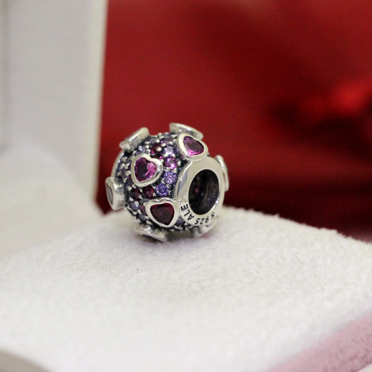 Authentic Pandora Explosion of Love Charm 796555CZSMX WIfe Love