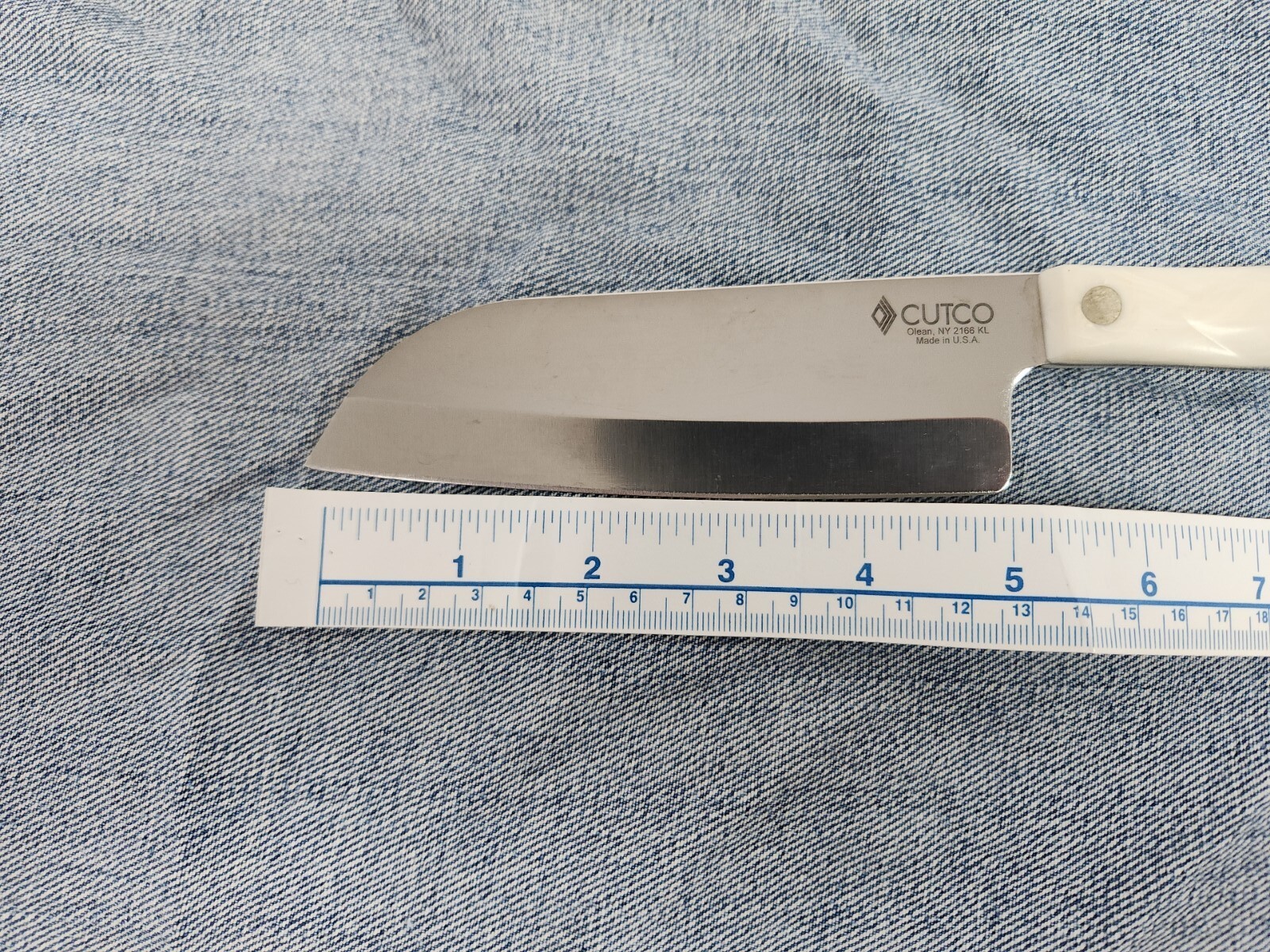 Cutco Chef Knife 2166 KL Pearl White handle eBay