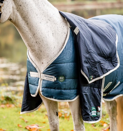 Horseware Eco Liner Extra Under Rug Turnout/Stable Light 100g 5'6"-7'3" Teal - Picture 6 of 7
