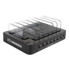 7-Port USB Charging Station Hub   Multi-Device Portable Desktop Charging Base