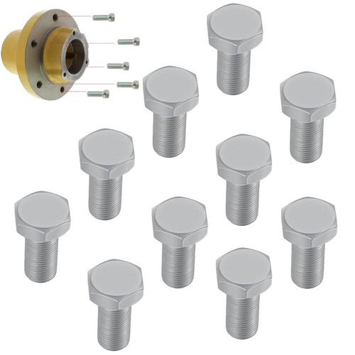 10x JD16 Front Wheel Hub Lug Bolt 9/16-18 x 1-1/8" for John Deere Tractor WB916 - Picture 2 of 11