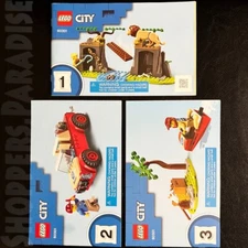 Lego WILDLIFE RESCUE OFF-ROADER 60301 Instruction Manual Booklet Only .. NEW