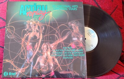 ACTION REPLAY Various K-TEL 1978 UK LP PATRICK JUVET BLONDIE LIQUID GOLD BONEY M