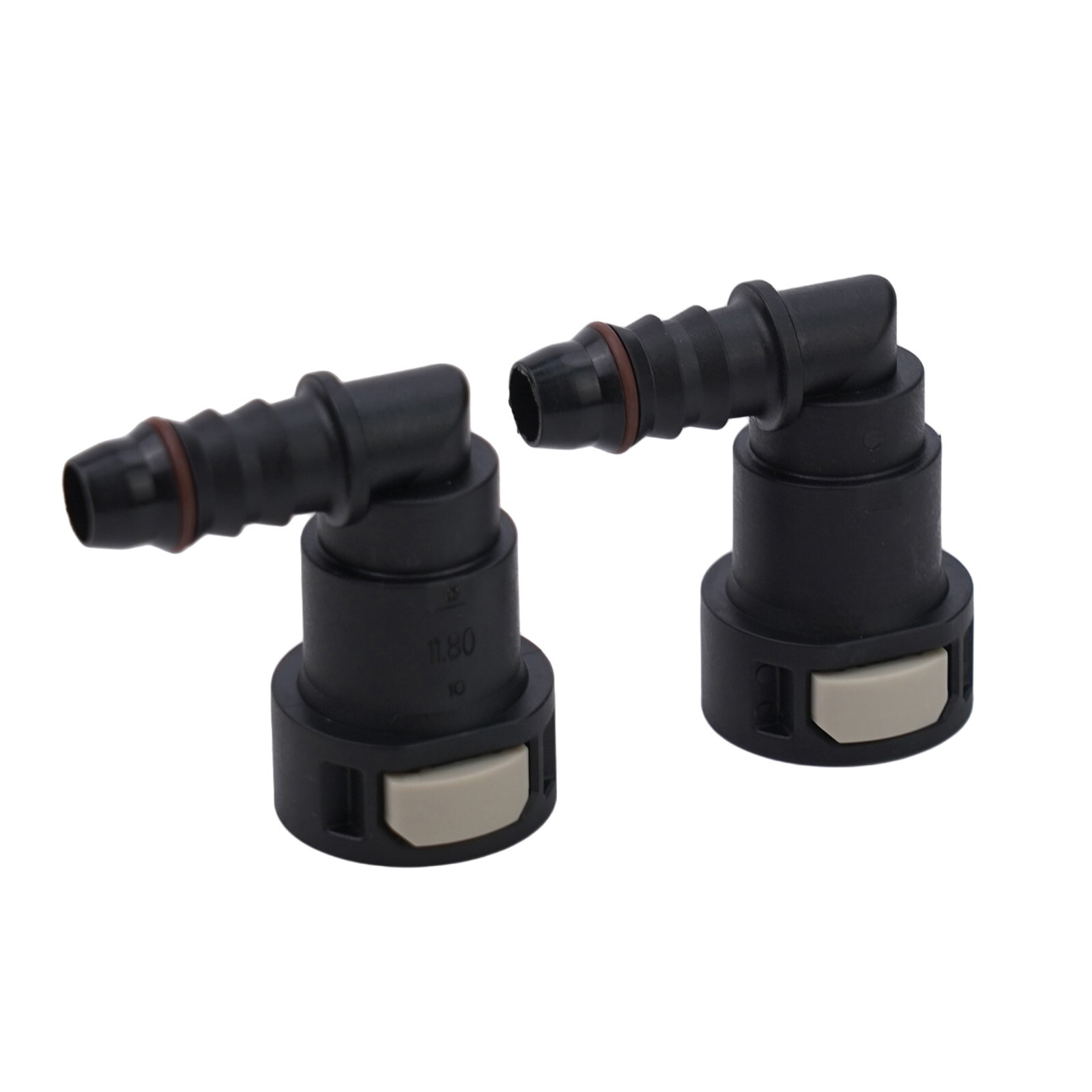 2 Pcs Pair Hose Crimper 90 Degree Connect Elbow For Fuel/Gas Hose Line