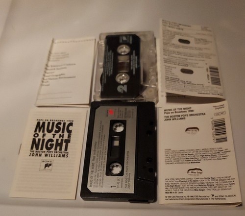 John Williams/Boston Pops 2-Cassette Tape Lot-The Green Album,Music Of The Night - Picture 4 of 7