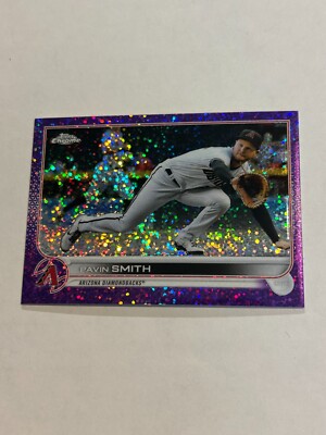 2022 TOPPS CHROME PAVIN SMITH 106/299 PURPLE SPECKLE REFRACTOR DIAMONDBACKS SP