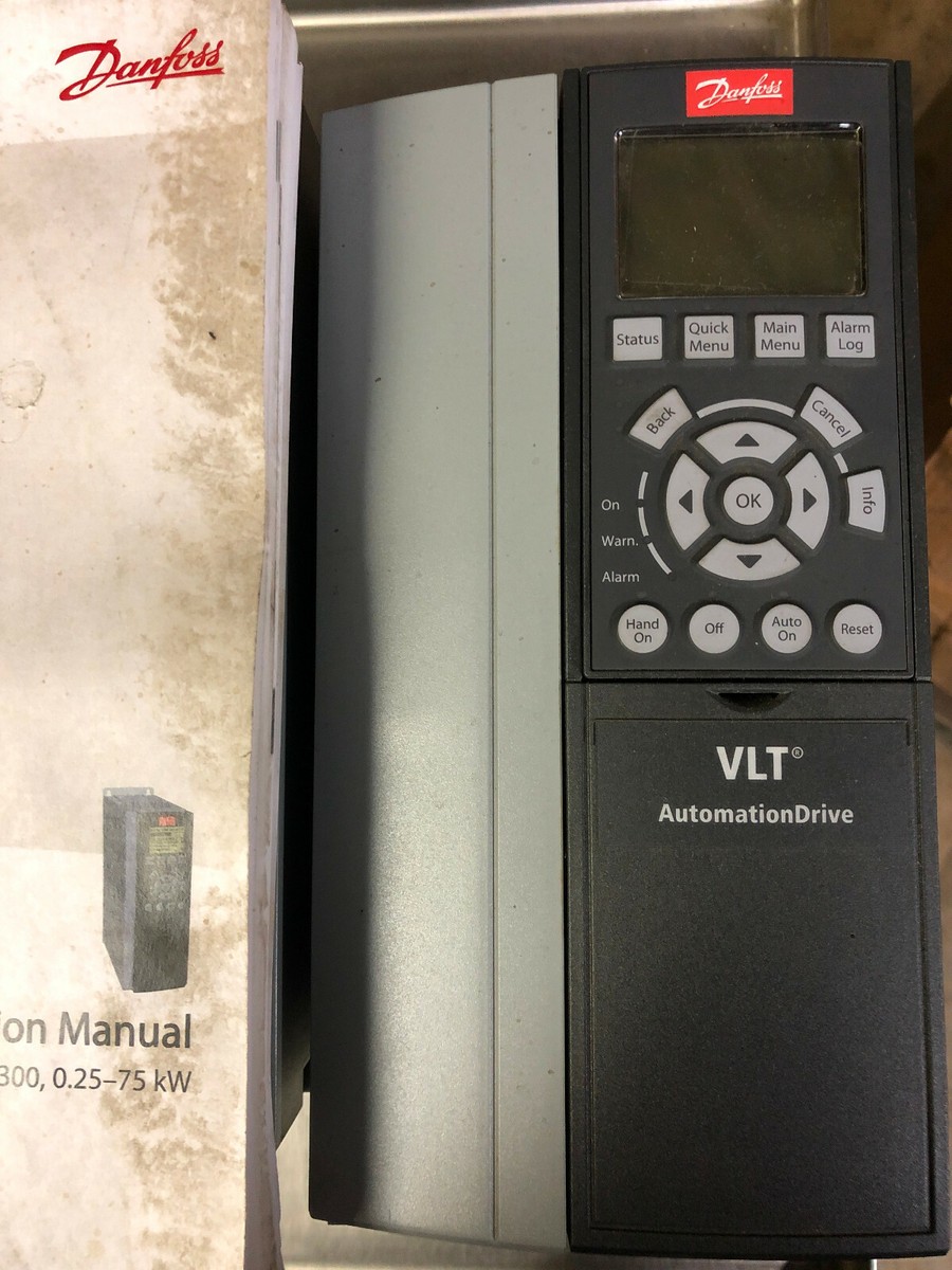 Danfoss VLT Automation Drive P/N: 131B0321 FC-302P 5HP 3.7 kW 200