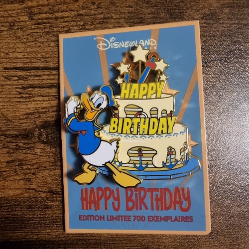 Disneyland Paris Happy Birthday Cake Gateau Limited Edition Disney Pin DLP LE700 - Picture 8 of 16