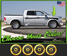 24 Door Side Racing Stripes - Fits Ram 1500 2500 3500 24 Door Side Racing Stripes - Fits Ram 1500 2500 3500