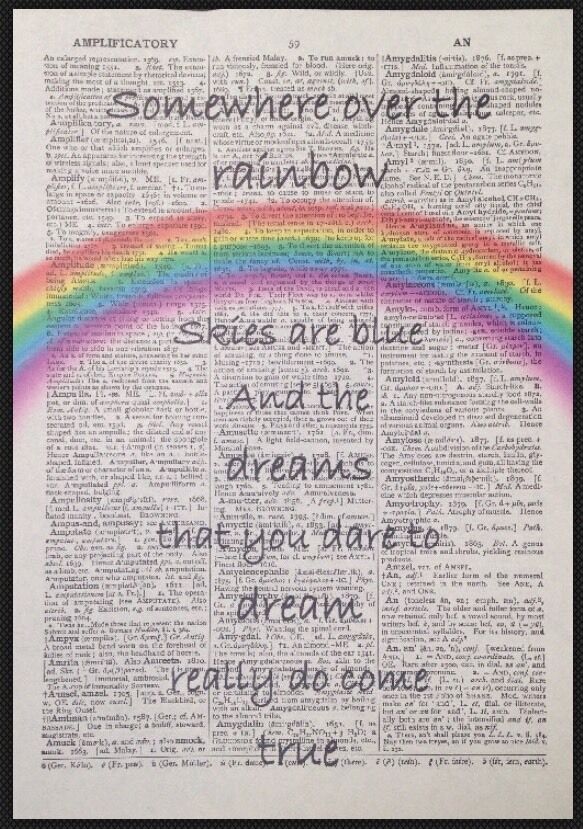 Somewhere Over the Rainbow Close Reading with Lyrics- Wizard of Oz