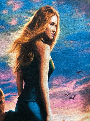 Divergent Tris and Four Movie Promo Gray Graphic T Shirt Juniors Size Small - Picture 4 of 9