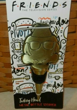 Friends TV Show Turkey Novelty Wine Bottle Stopper Metal