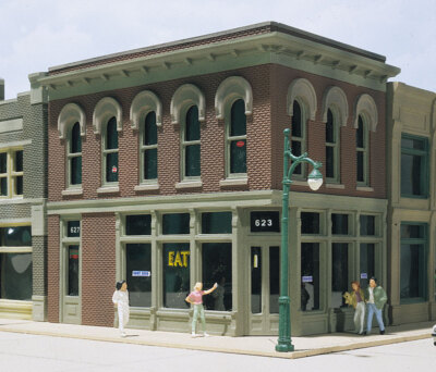 Design Preservation DPM HO The Other Corner Cafe Landmark Structures Kit 11500