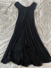 NEW w/Tag Gap Black Hi-Lo Dress Asymmetrical Hem Low Back Small Petite