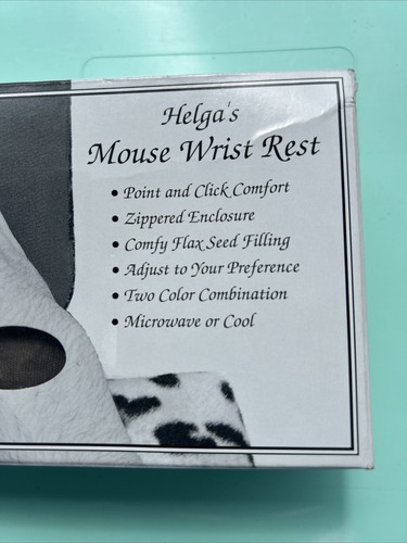 Mousepad Gaming Wrist Rest Microwave Or Cool Flax Seed Filling Purple And Silver - Picture 10 of 11