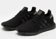 WOMEN'S ADIDAS ORIGINALS SWIFT RUN CASUAL SHOES CORE BLACK FW5030-001