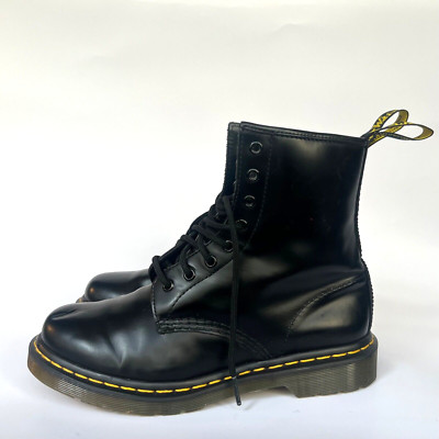 Dr. Doc Martens Pascal Air Wair 1460 EU‎ 42 US 9 Black Leather Combat Punk Boots 1460 Pascal Virginia leather boots in Black | Dr. Martens main image 3