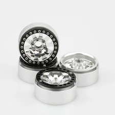 ALIENTAC Four(4) 1.9" Wide 1" Alloy Beadlock Wheel Rim for 1/10 RC Model #034