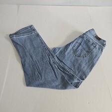 Lee 6 Short Relaxed Mid Straight Leg Light Washed Blue Womens Jeans