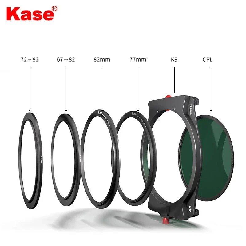 Kase K100 K9 Square Filter Holder Bracket Magnetic Polarized CPL Lens kit - Image 2 of 4