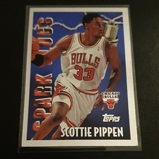 1995/96 Topps Scottie Pippen Sparks Plugs Bul...