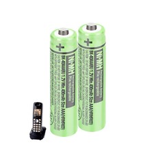 2Pack BK-40AAABU 1.2V 400mAh AAA Ni-MH Rechargeable Batteries 1.2V for Panasonic