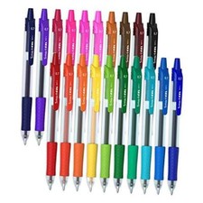 Gel Pens Set 20 Colors Medium Point Colored Pens Retractable Gel Ink Pens with