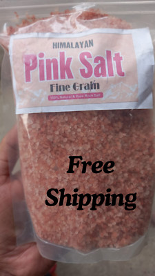 100% Organic Pink Himaliayn Salt, Natural Salt, Table Salt, Free Shipping,